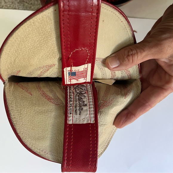 Vintage Olathe Handmade Boots Size 5 B GORGEOUS Red Snakeskin - Picture 12 of 16